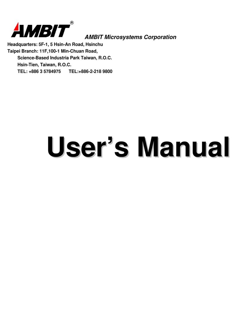 Ambit DOCSIS user manual