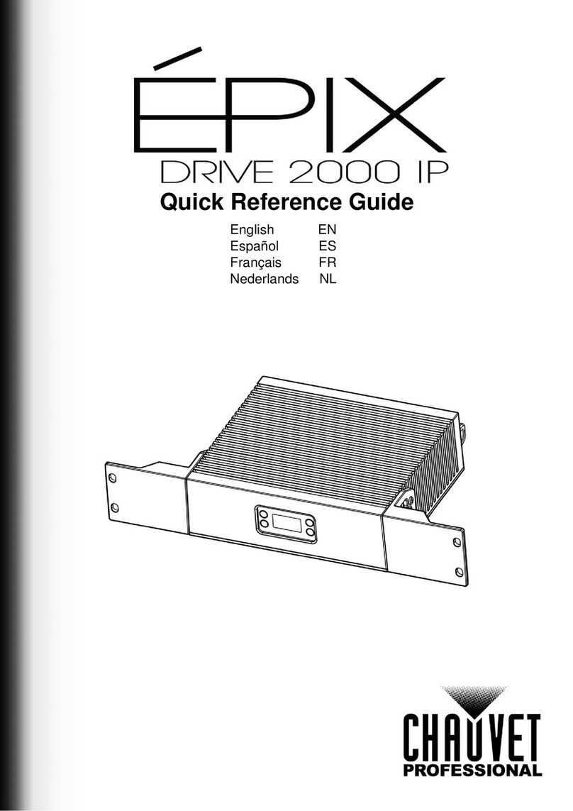 Chauvet EPIX Drive 2000 IP User manual