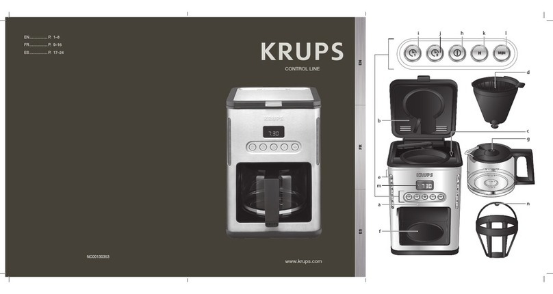 Krups KM442D User manual Krups KM442D User manual