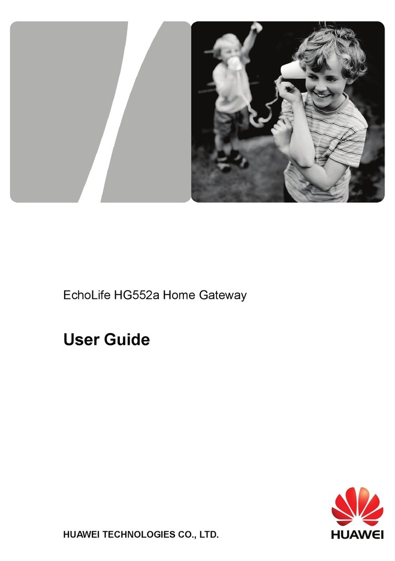 Huawei EchoLife HG552a User manual