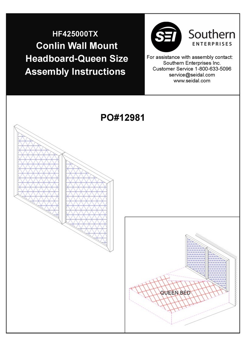 Southern Enterprises HF425000TX Assembly instructions Southern Enterprises HF425000TX Assembly instructions