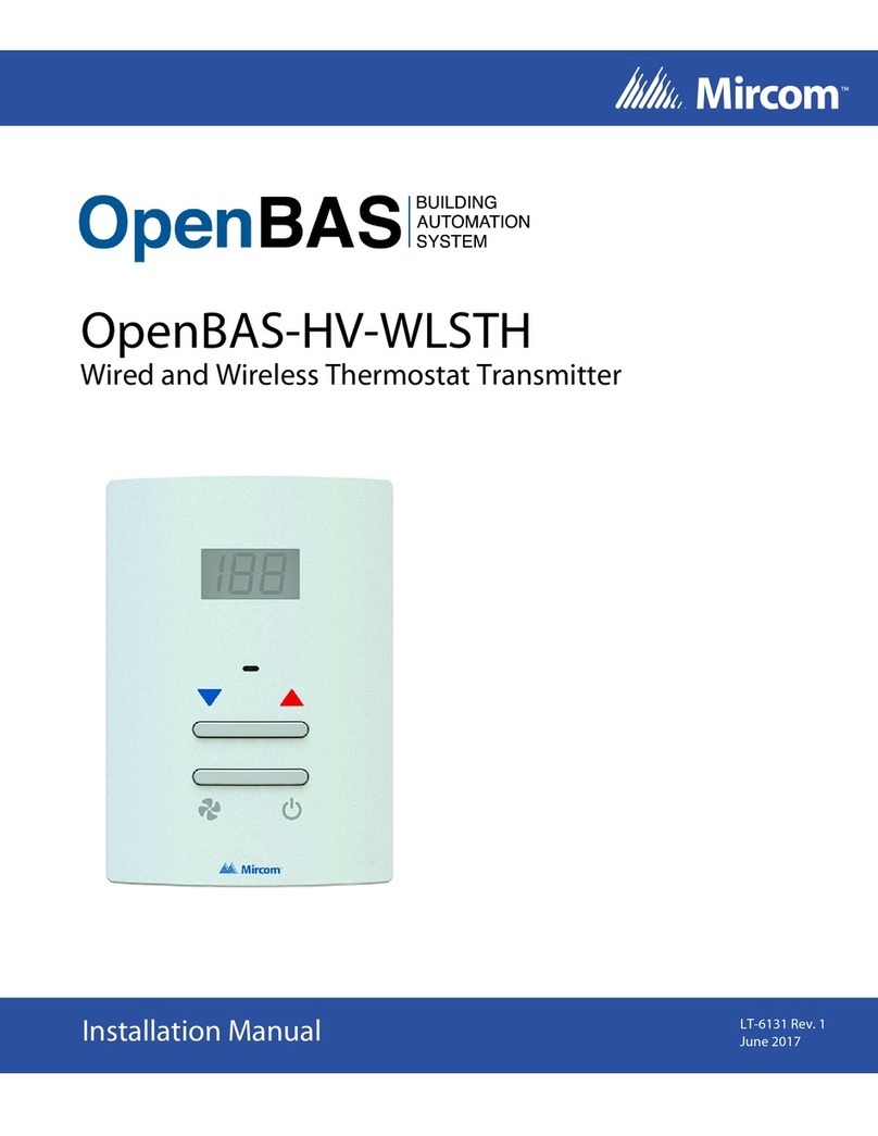 Mircom OpenBAS-HV-WLSTH installation manual