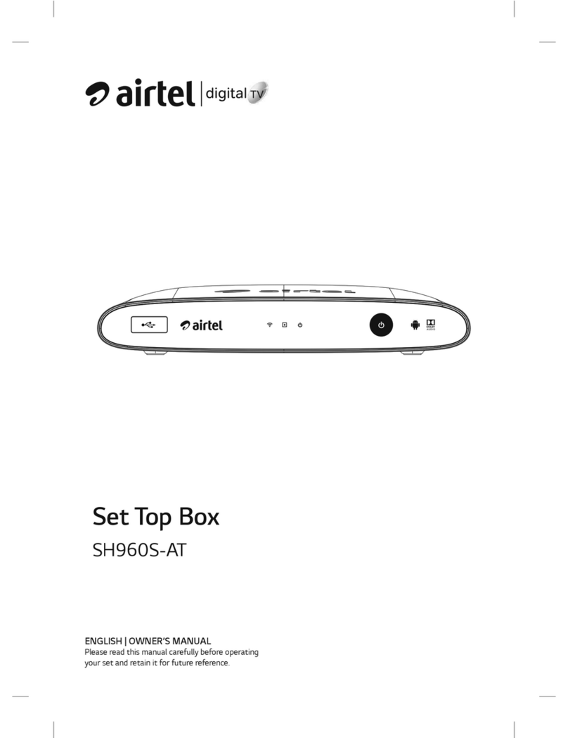 Airtel SH960S-AT owner's manual