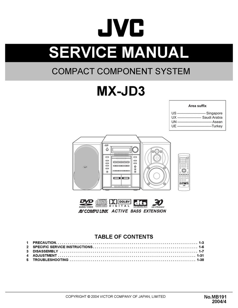 JVC MX-JD3 User manual