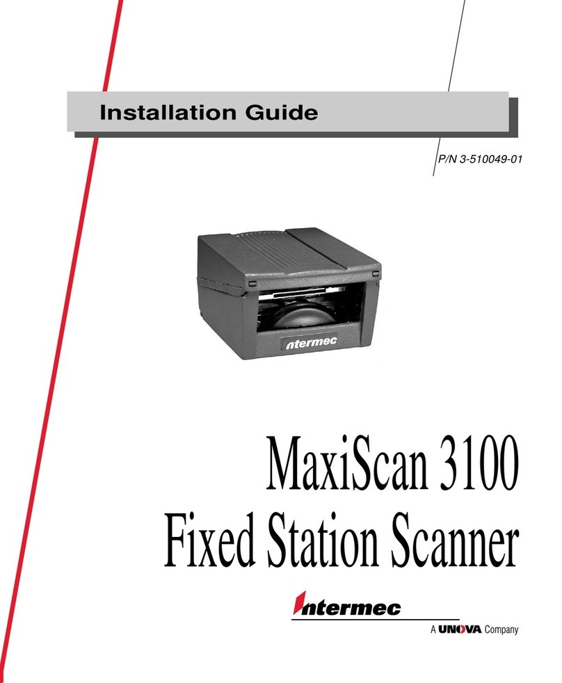 Intermec MaxiScan 3100 User manual
