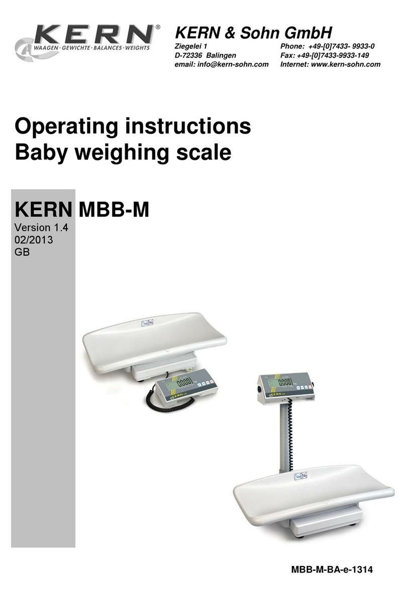 KERN MBB 15K5M User manual