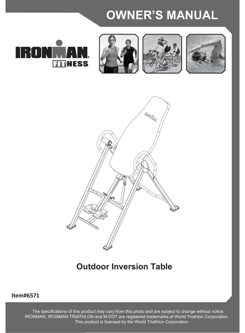 Ironman Fitness 6571 owner's manual