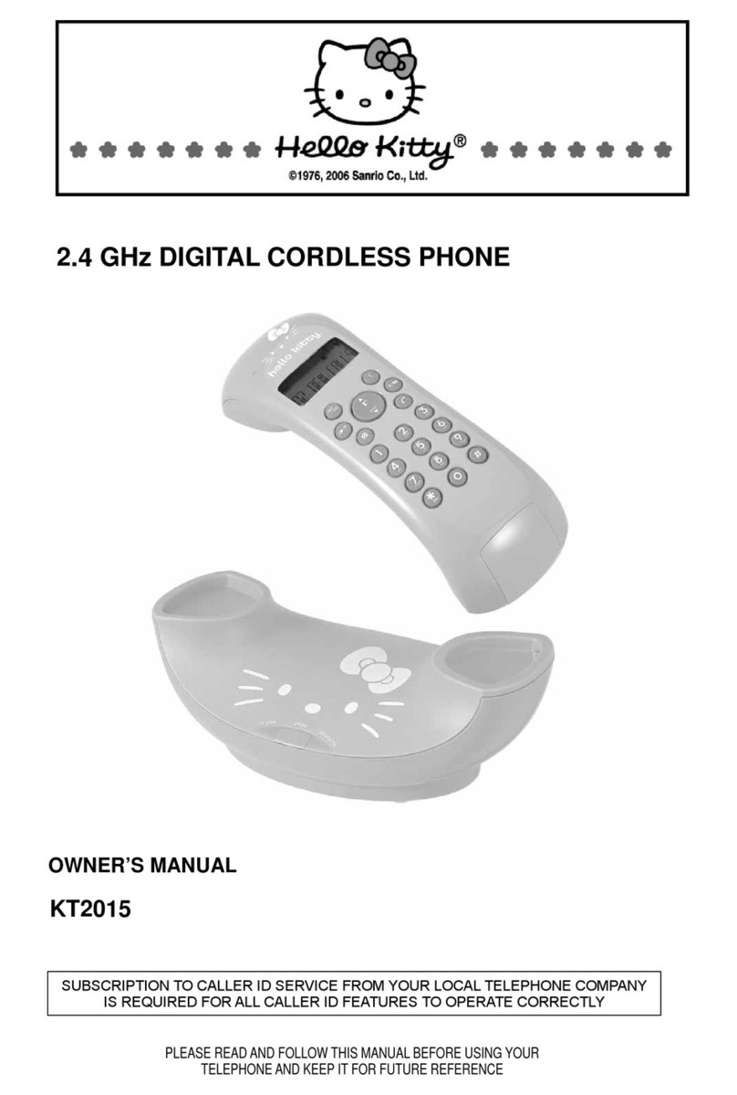 Hello Kitty KT2015 owner's manual