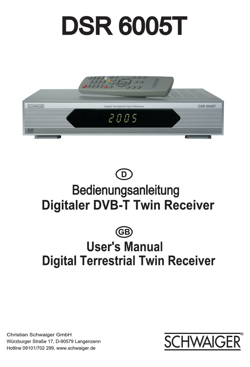 Schwaiger DSR 6005T user manual