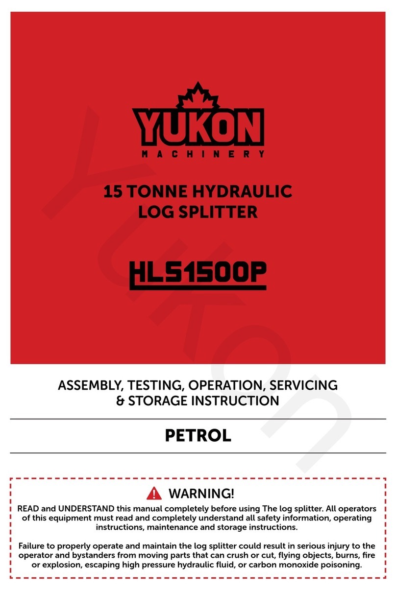Yukon HLS1500P Assembly, testing, operation, servicing & storage instruction