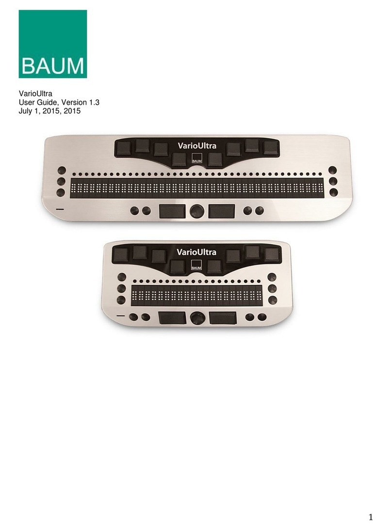 Baum VarioUltra 20 User manual