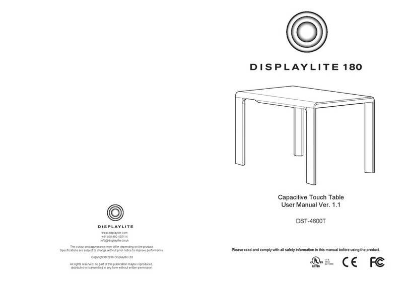 DISPLAYLITE DISPLAYLITE 180 User manual