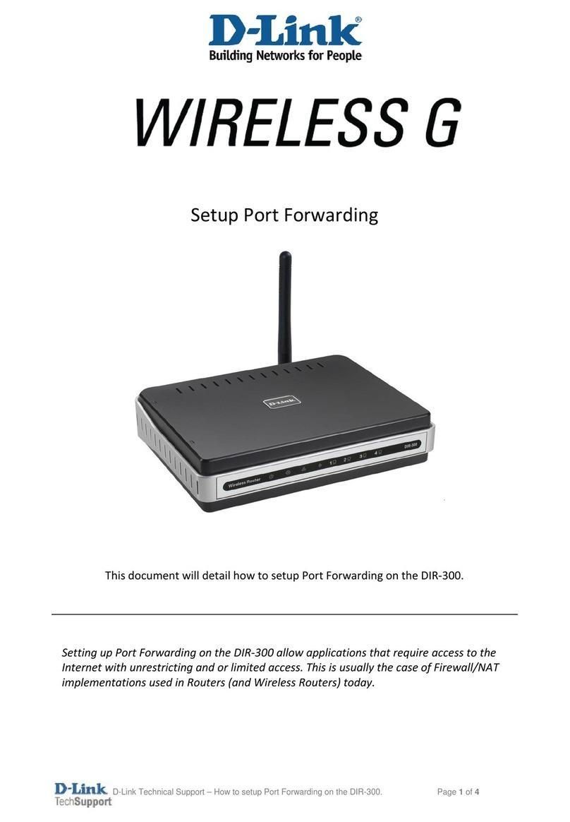 D-Link DIR-300 - Wireless G Router User manual D-Link DIR-300 - Wireless G Router User manual