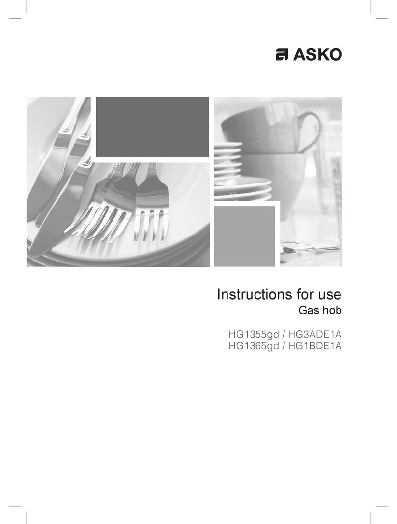 Asko HG1355gd User manual