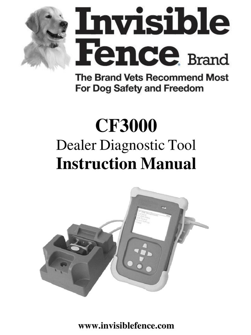 INVISIBLE FENCE CF3000 instruction manual INVISIBLE FENCE CF3000 instruction manual