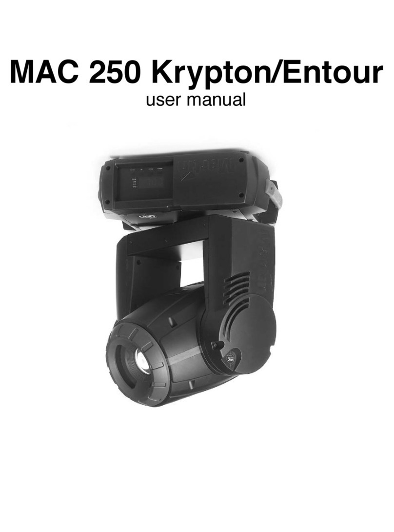 Martin Professional MAC 250 Krypton user manual