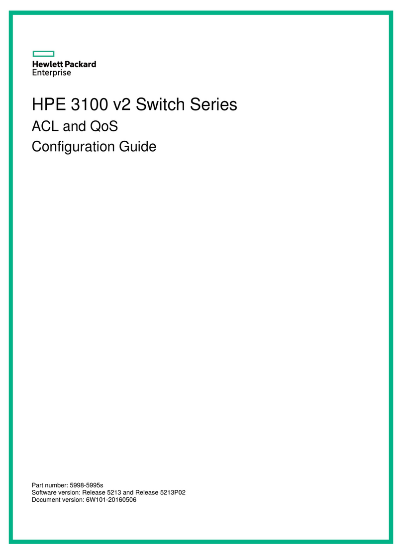 HPE 3100 v2 Series User manual