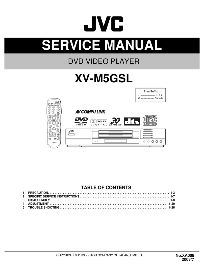 JVC XV-M5GSL User manual