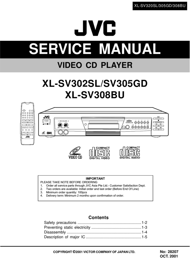 JVC XL-SV302SL User manual JVC XL-SV302SL User manual