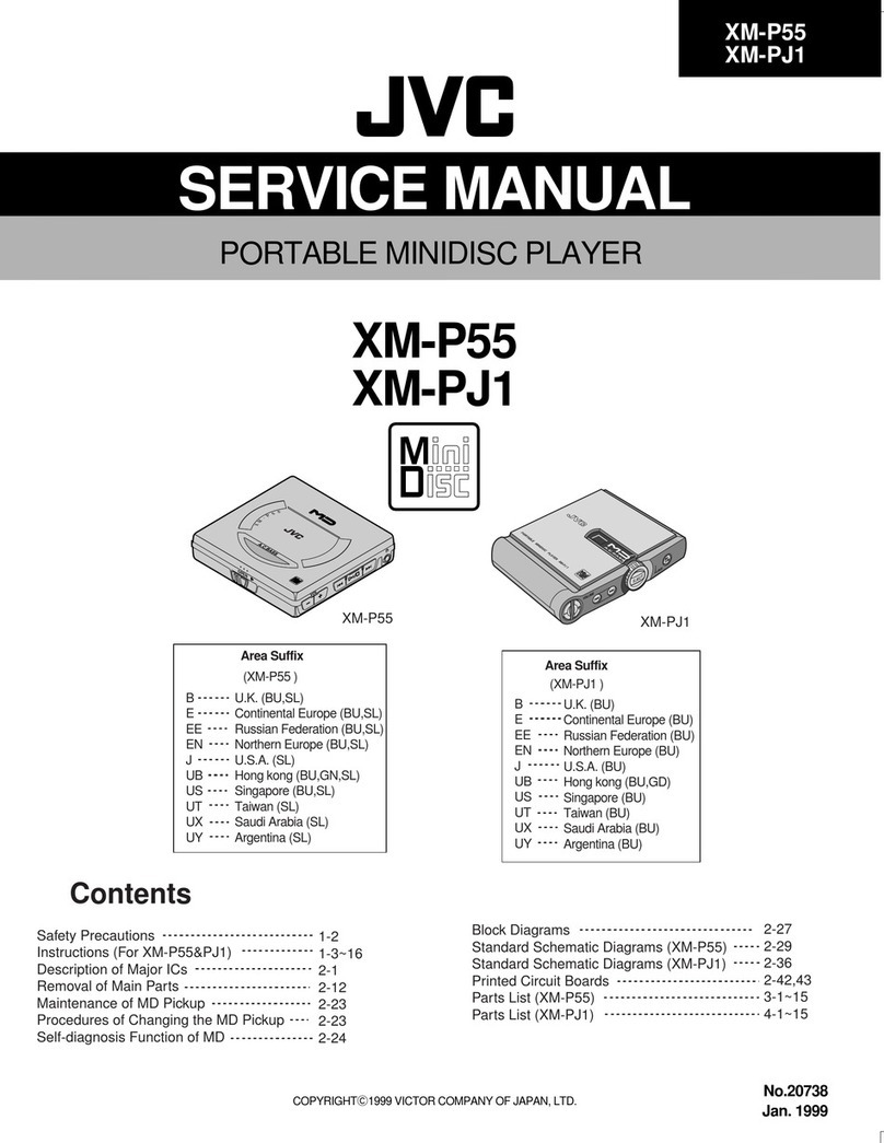JVC XM-P55 Service manual