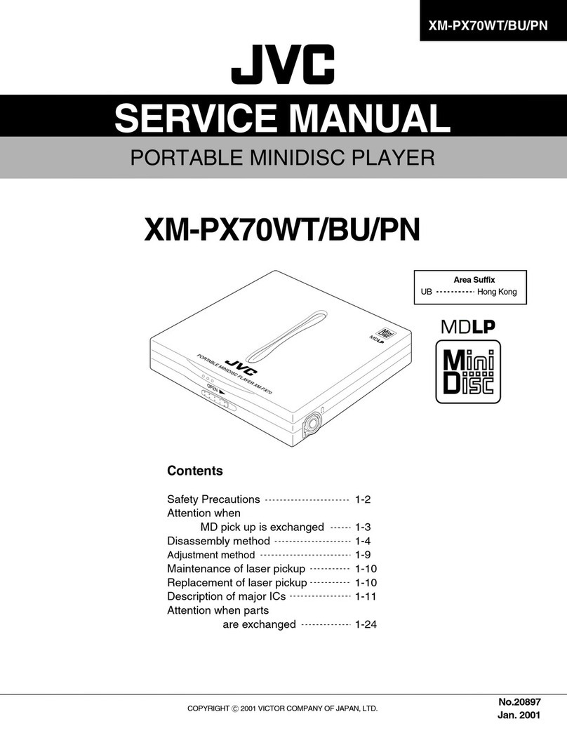 JVC XM-PX70WT User manual