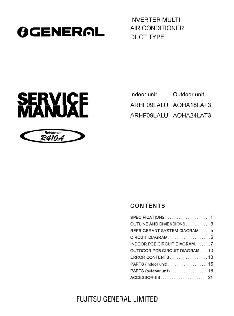 Fujitsu ARHF09LALU User manual