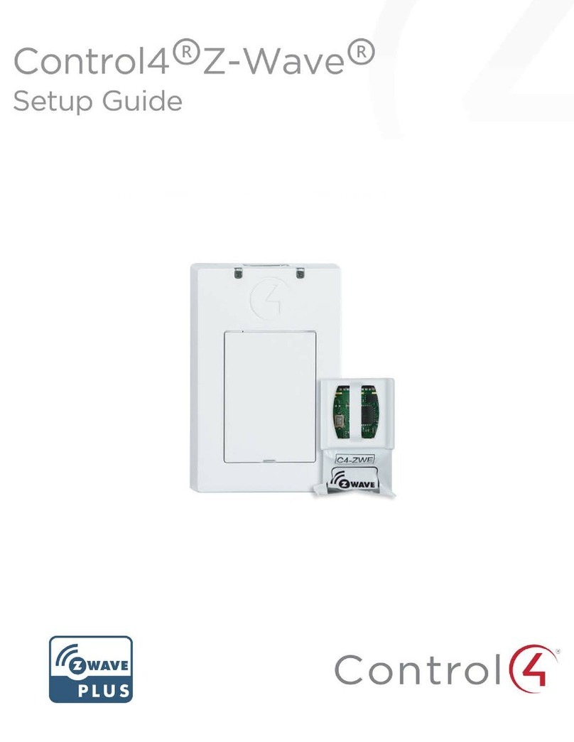 Z-Wave Control4 Setup guide