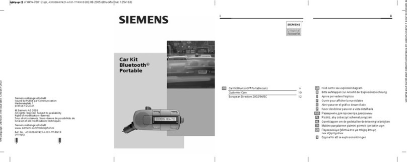 Siemens HKW-700 user manual