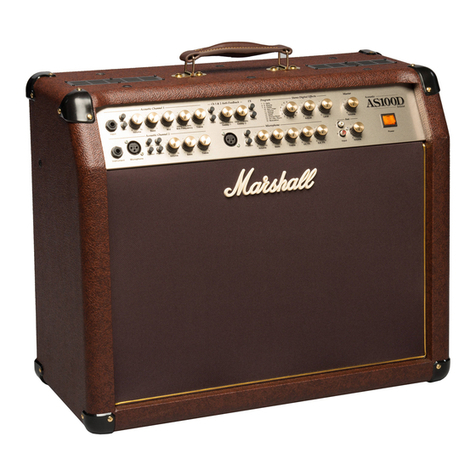 Marshall Amplification Acoustic Soloist AS100D User manual