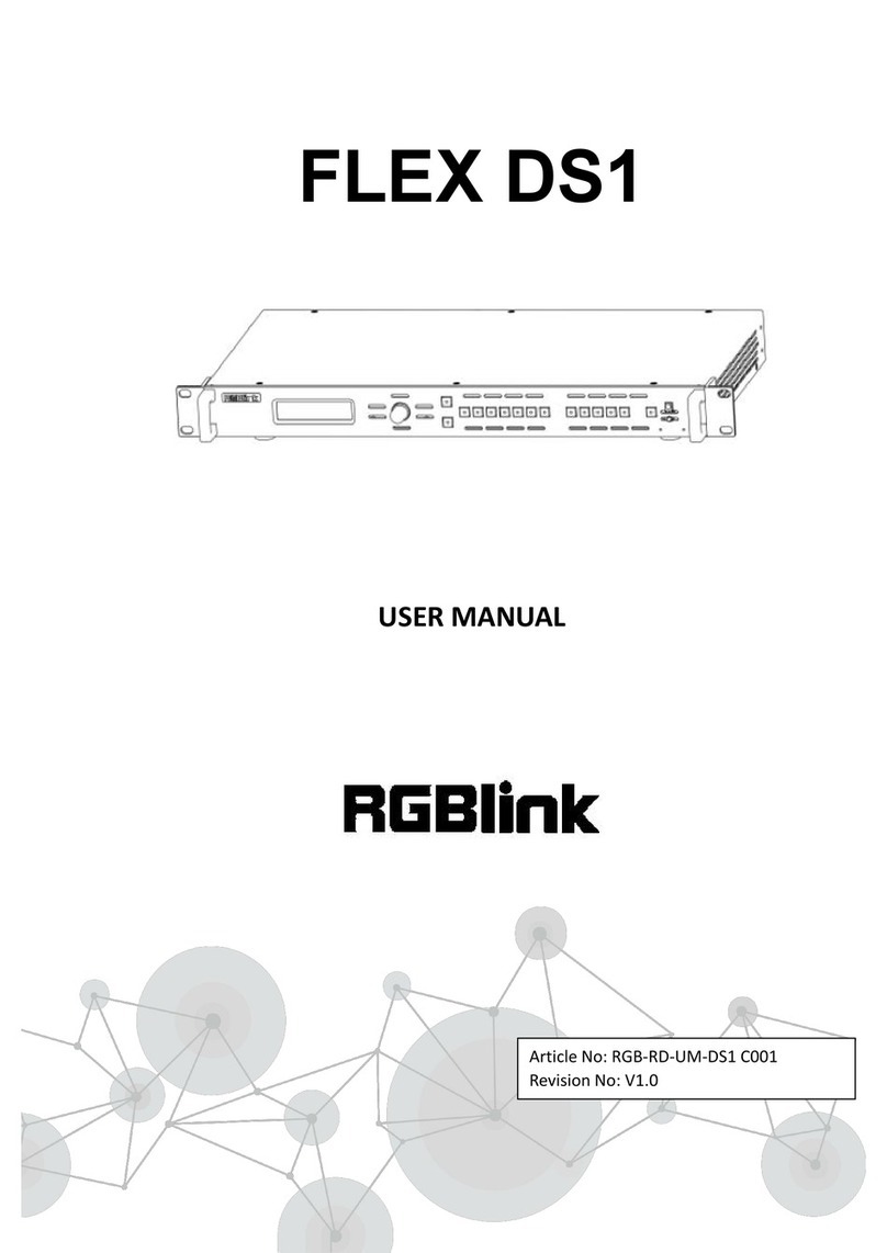 RGBlink FLEX DS1 User manual