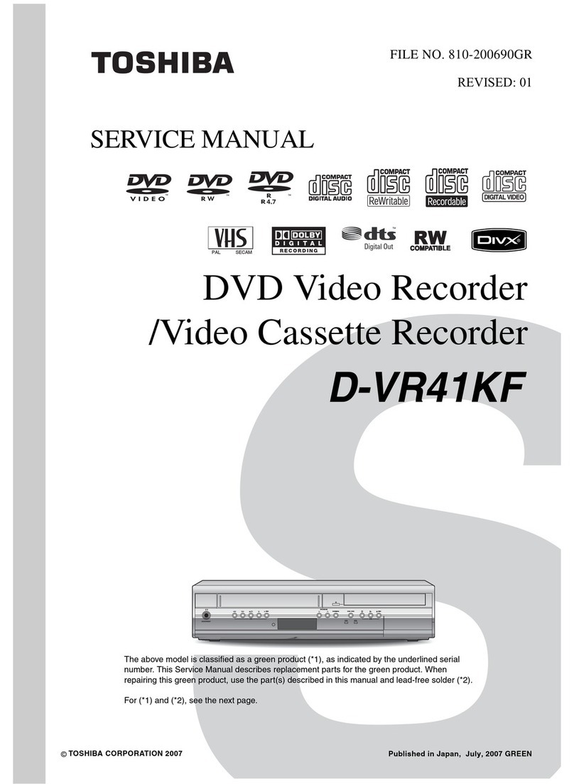 Toshiba D-VR41KF User manual