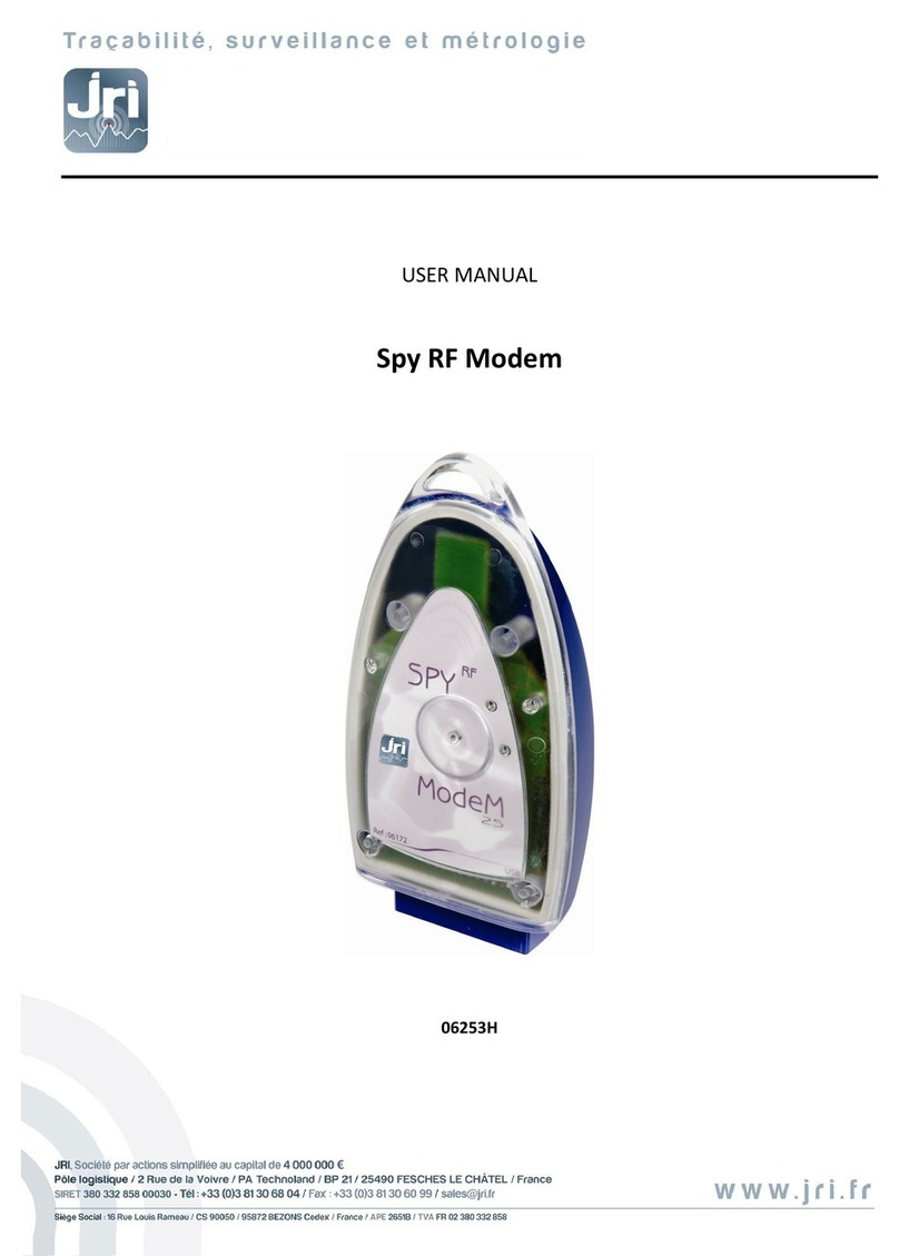 JRI SPY RF Modem user manual