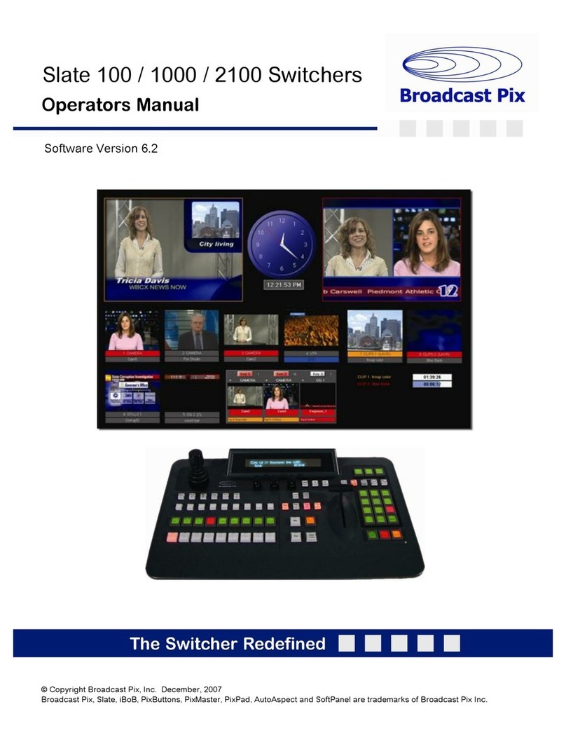 Broadcast Pix Slate 100 User manual