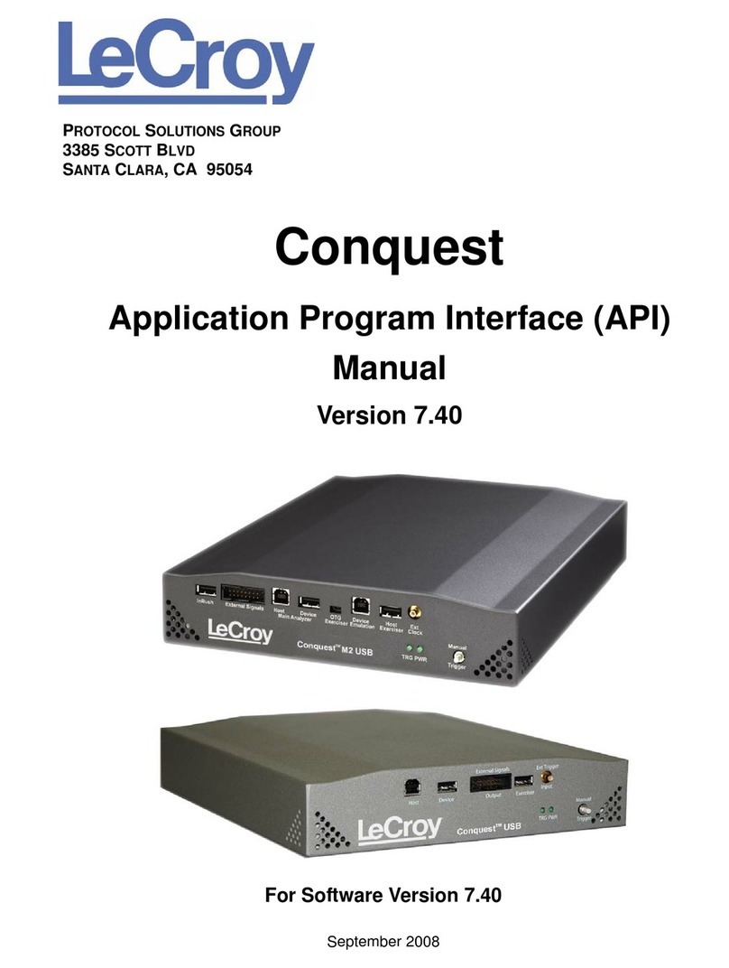 LeCroy Conquest manual