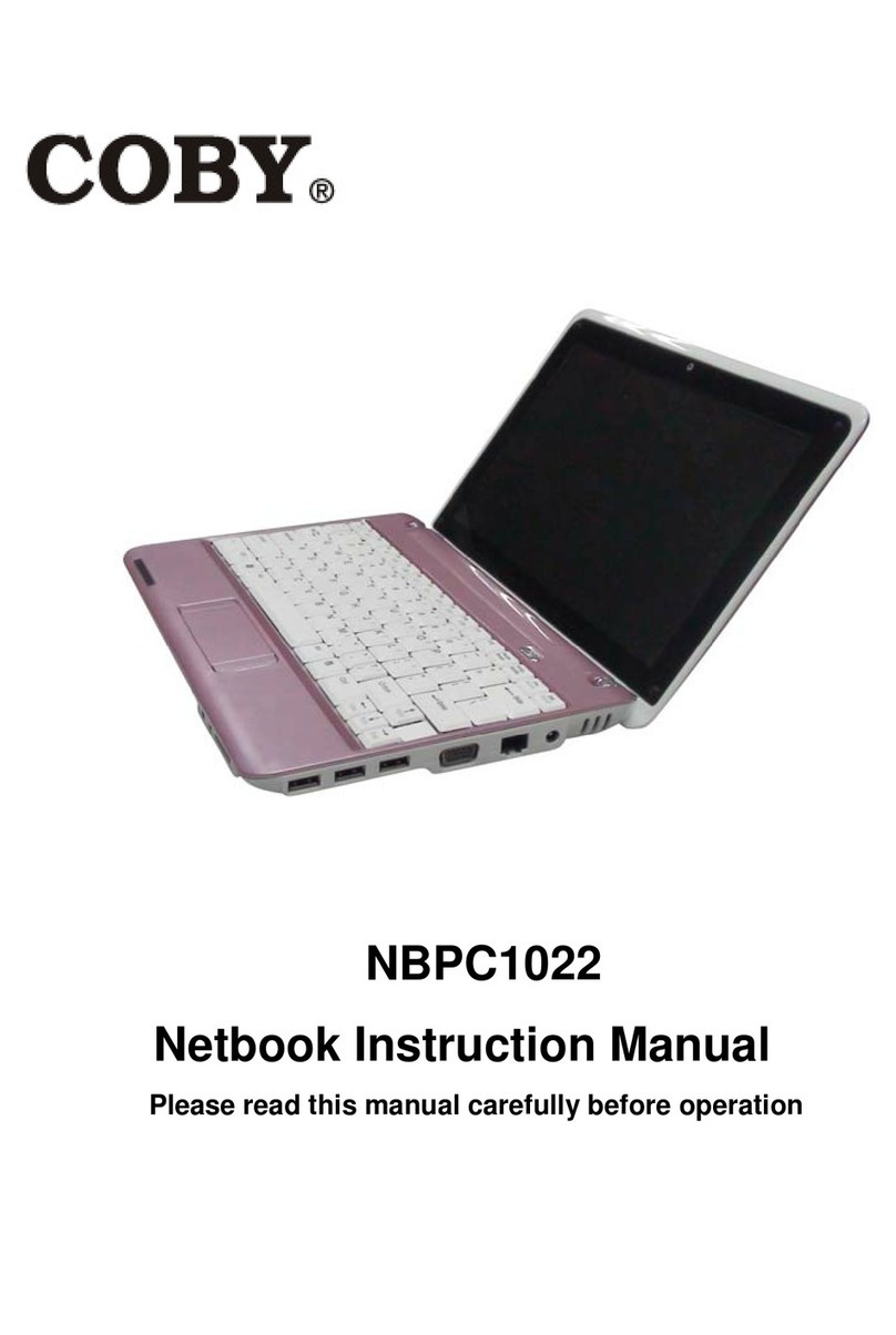 Coby NBPC1022 User manual