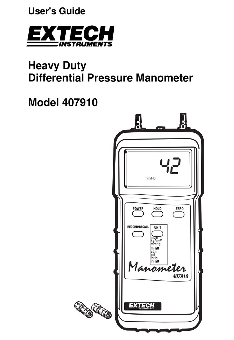 Extech Instruments 407910 User manual Extech Instruments 407910 User manual