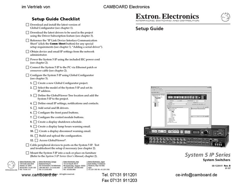 Extron electronics System 5 IP Series User manual