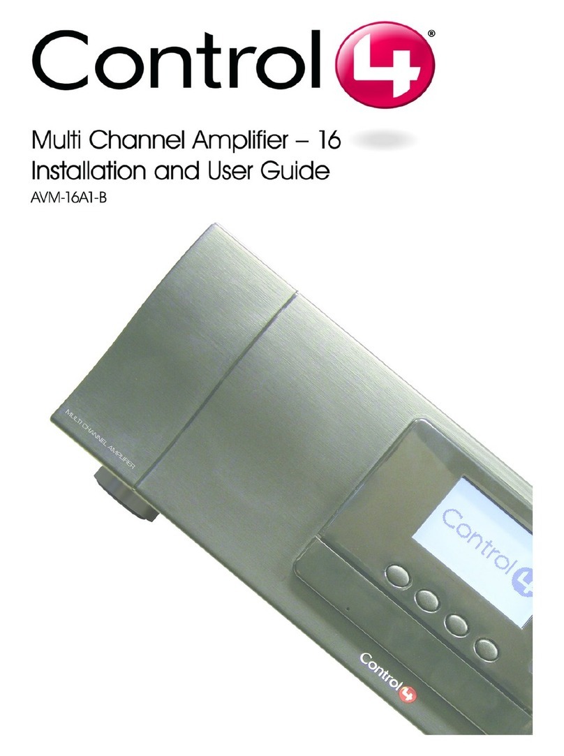Contro l4 AVM-16A1-B Installation and user guide