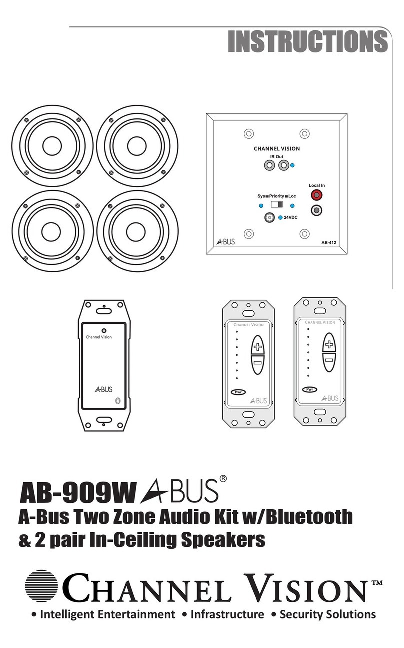 Channel Vision AB-909W Installation