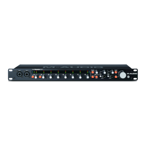 M-Audio M-Track Eight user guide M-Audio M-Track Eight user guide