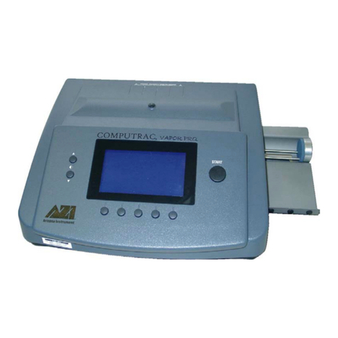 Arizona Instrument COMPUTRAC VAPOR PRO user manual