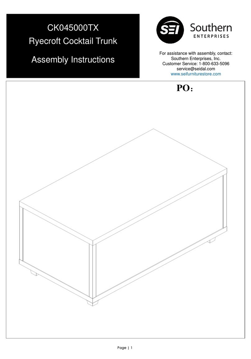Southern Enterprises CK045000TX Assembly instructions