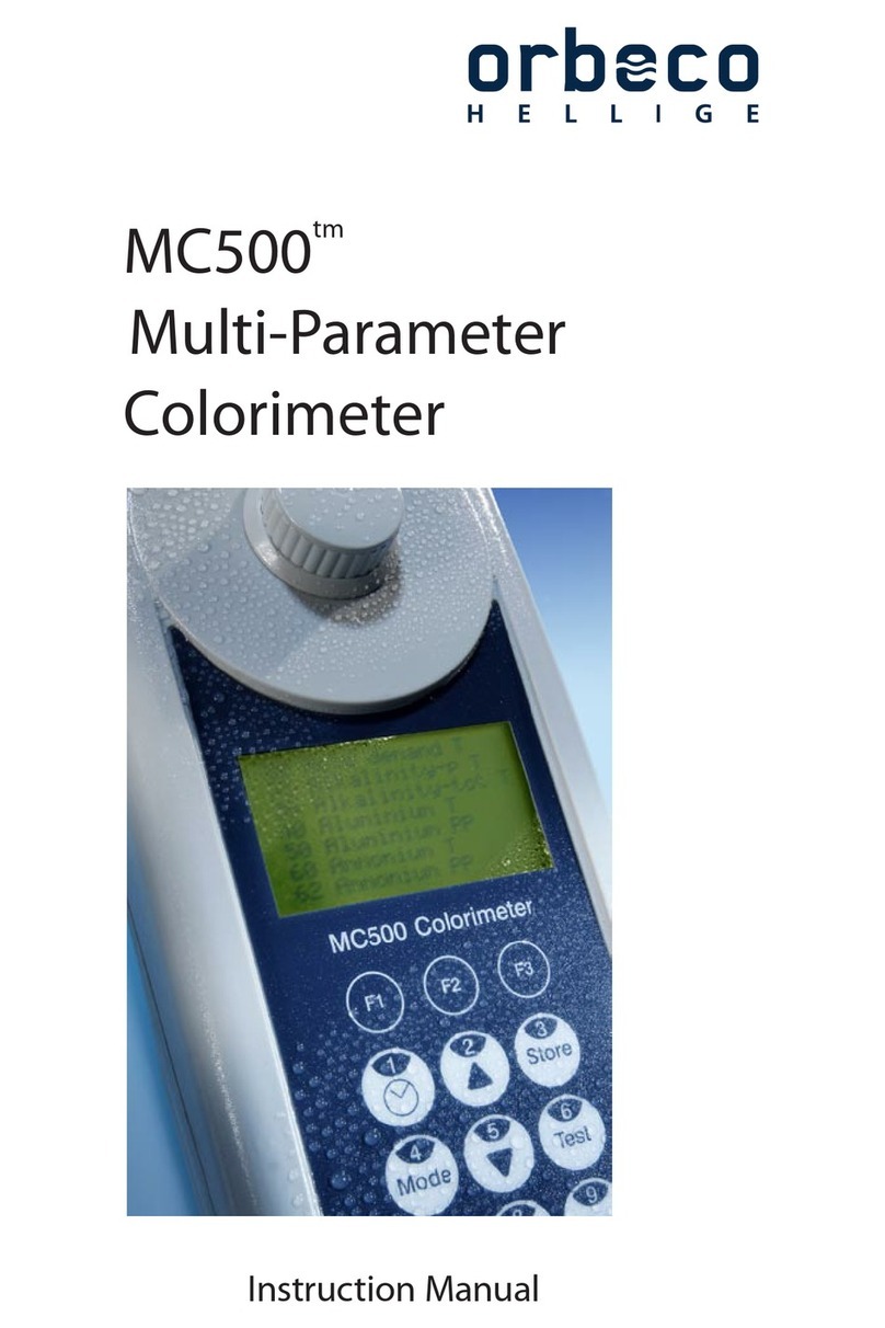 ORBECO MC500 User manual