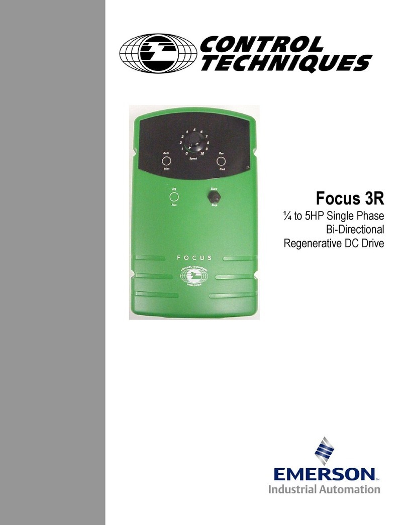 Control Techniques Focus 3R user guide