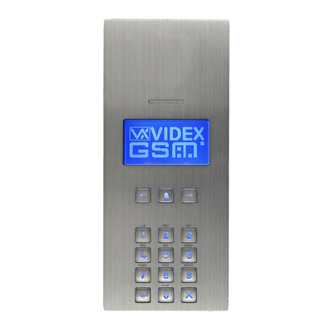 Videx 4812 User manual