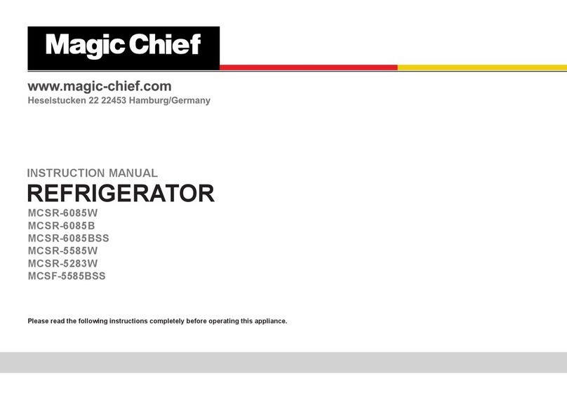 Magic Chef MCSR-6085W User manual Magic Chef MCSR-6085W User manual