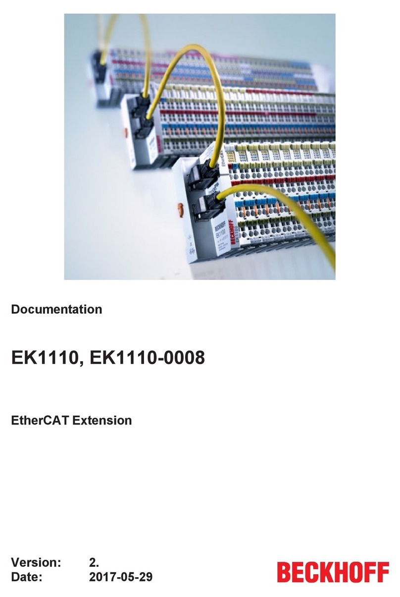 Beckhoff EK1110 Operator's manual