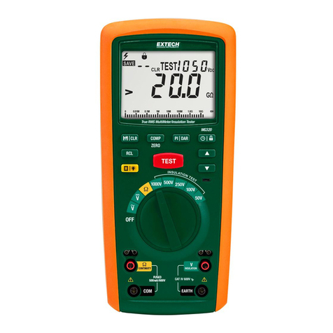 Extech Instruments MG320 User manual Extech Instruments MG320 User manual