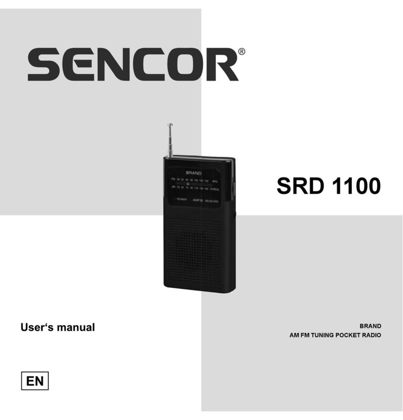 Sencor SRD 1100 user manual