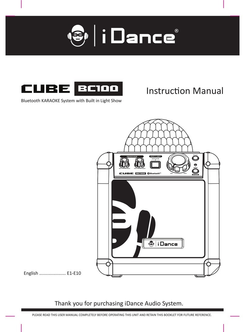 iDance Cube DC100 instruction manual